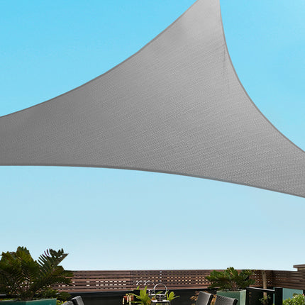 Instahut Sun Shade Sail Cloth Shadecloth Triangle Canopy 280gsm 4x4x5.7m