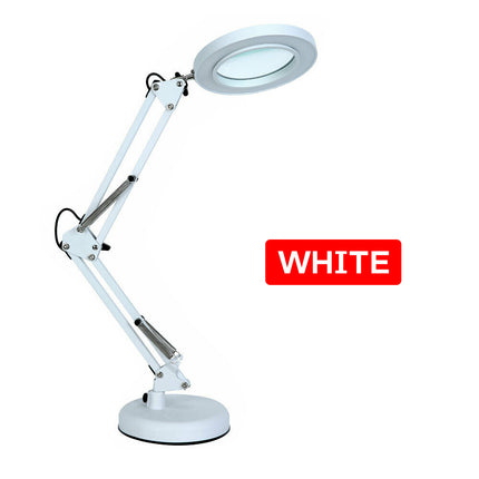 5X Magnifying Lamp Desk Table Glass Salon Tattoo Magnifier Light Clamp Light USB
