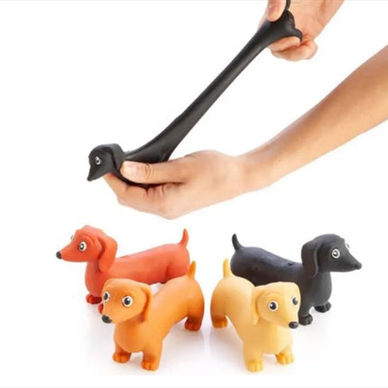 Novelty Stretch Dachshund Sausage Dog Toy (SELECTED AT RANDOM)