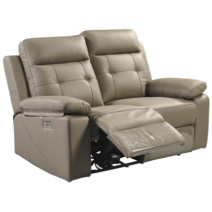 Kingsman 2 Seater Electric Recliner Sofa Genuine Leather Home Theater Lounge