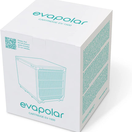 Evapolar Replacement Cartridge for evaLIGHT Plus Personal Evaporative Cooler and Humidifier/Portable Air Conditioner EV-1500, Black